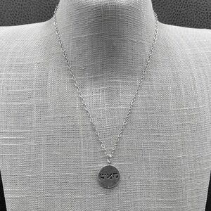 Jessica Elliot Necklace Silver Tone Hebrew Soul Mate Round Pendant 16 In Womens